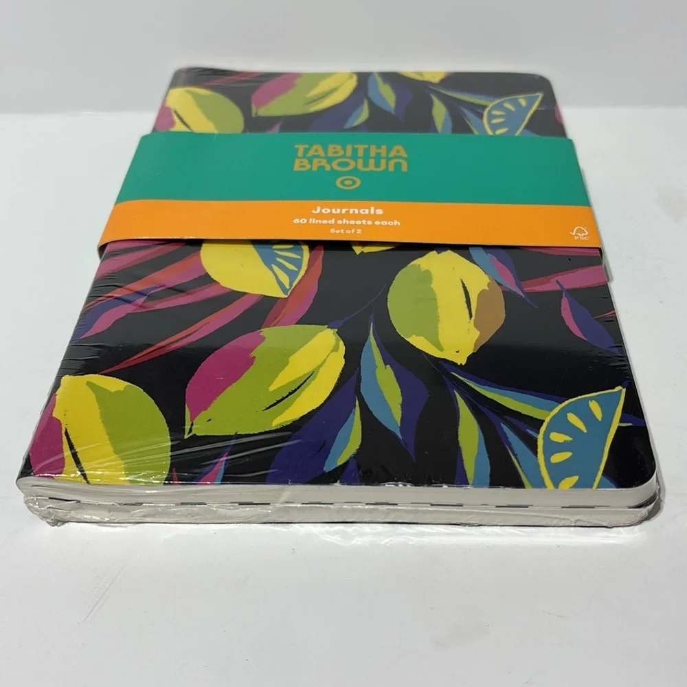 Tabitha Brown LIMITED EDITION Lemon Print Soft Cover Journal Set